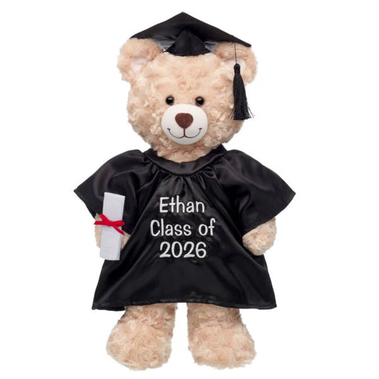 Personalized Embroidered Black Graduation Set | Build A Bear - US 9661