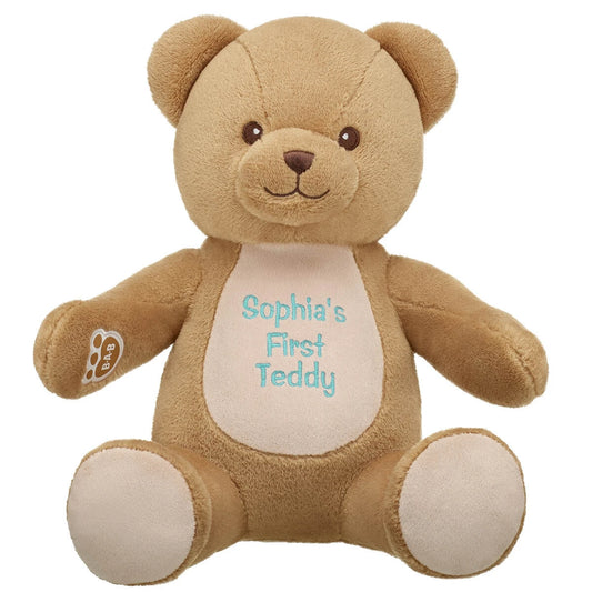 Embroidered Baby Brown Teddy Bear | Build-A-Bear® - US 9798