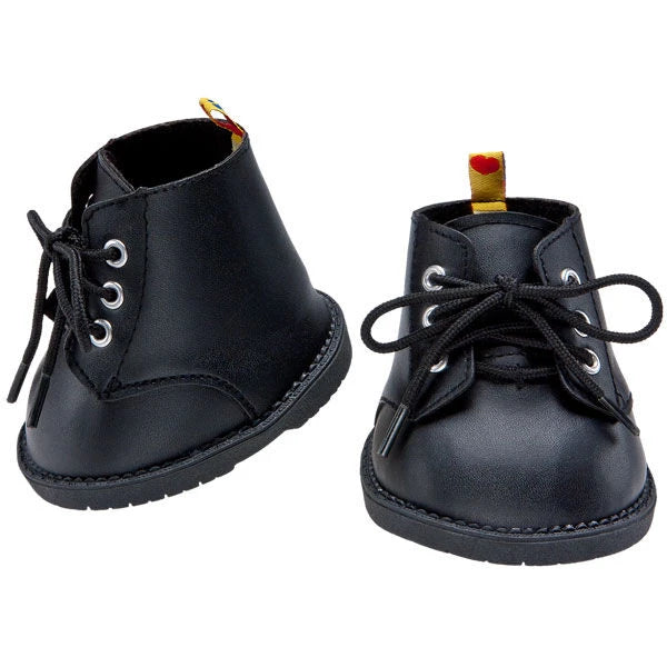 Black Combat Boots for Stuffed Animals | Build-A-Bear® - US 6375