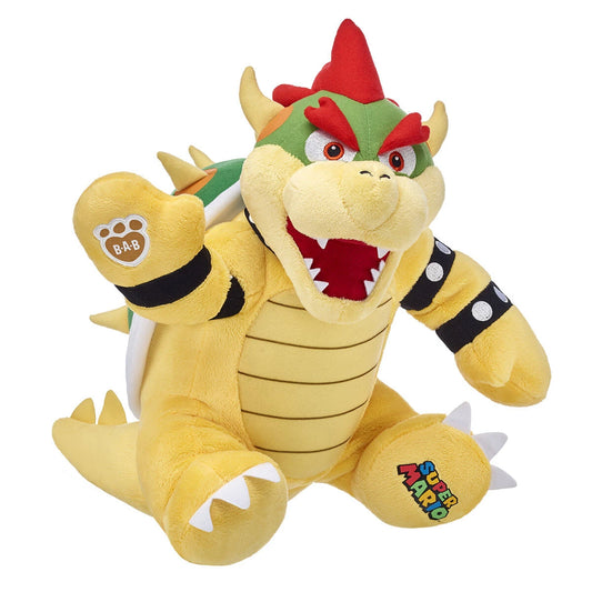 Super Mario Bowser Plush w/ 5-in-1 Sound | Build-A-Bear - US 5603