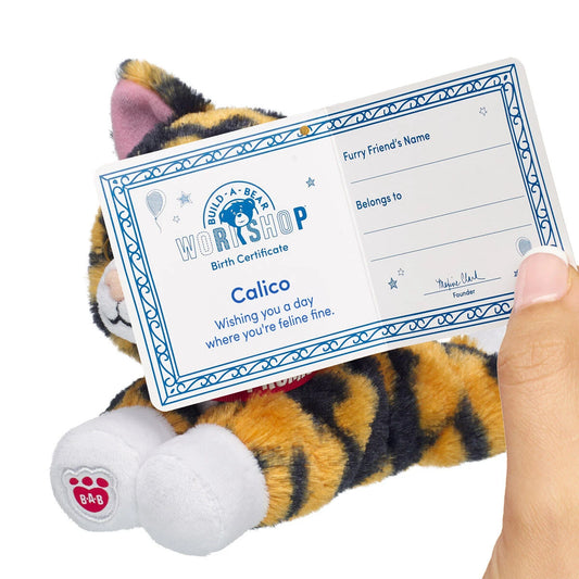 Build-A-Bear Mini Beans Promise Pets Calico Stuffed | BAB - US 7663