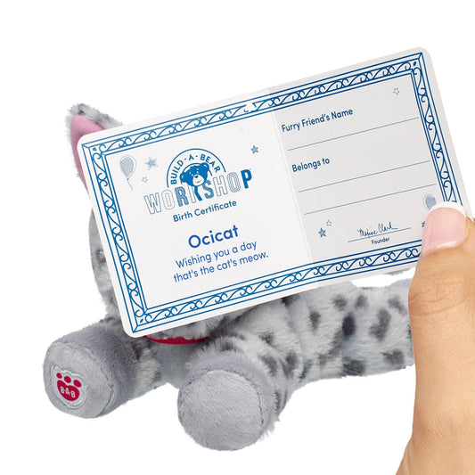 Build-A-Bear Mini Beans Promise Pets Ocicat Stuffed | BAB - US 6110