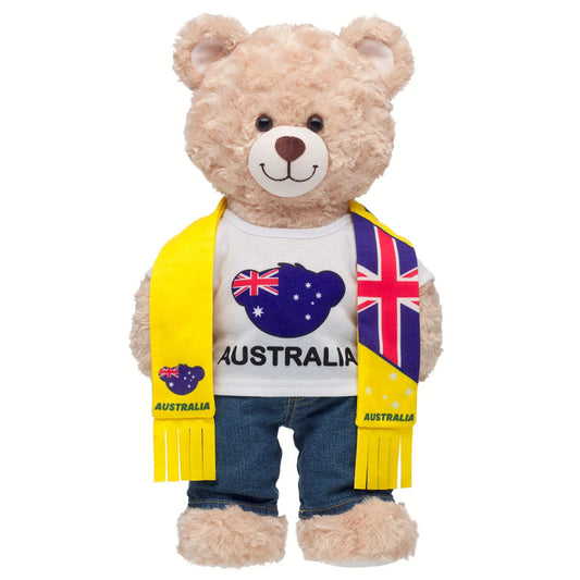 Australia Scarf & T-Shirt Set | Build-A-Bear - US 7037