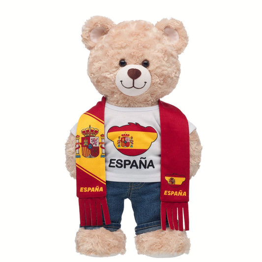 Spain Scarf & T-Shirt Set | Build-A-Bear - US 9082