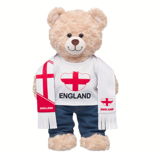 England Scarf & T-Shirt Set | Build-A-Bear - US 8145