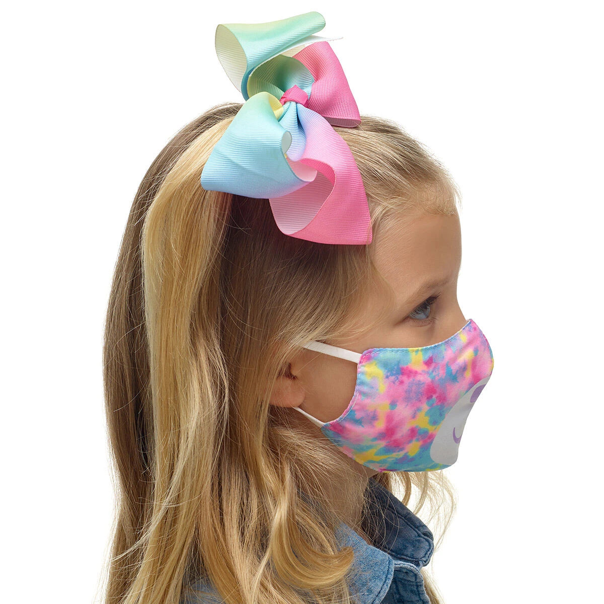 Child-Size Tie-Dye Bear Face Mask | Build-A-Bear® - US 3212