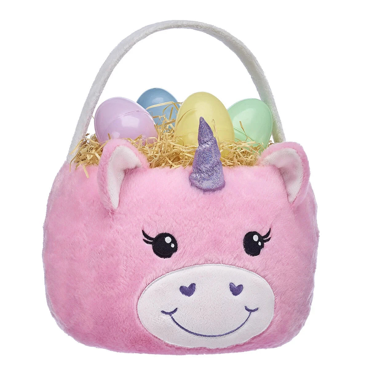 Pink Unicorn Basket for Stuffed Animals | Build-A-Bear® - US 8867