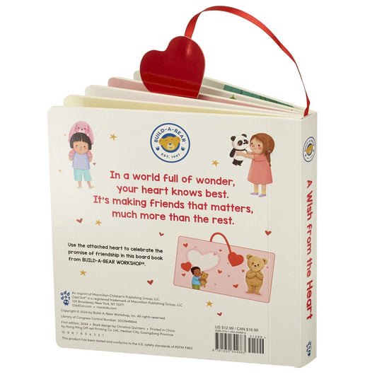 "A Wish from the Heart" Board Book | Build-A-Bear® - US 9425