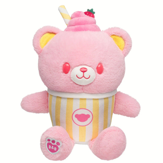 Strawberry Lemonade Bear Slushie Plushie w/ Carrying | BAB - US 5414