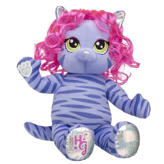 Honey Girls Teegan Tiger Pink Hair Plush Toy Gift Set - US 4640