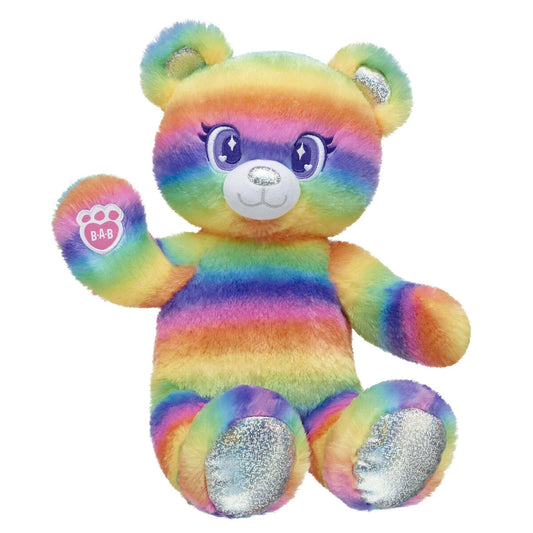 Rainbow Stripes Teddy Bear Gift Set | Build-A-Bear - US 2991