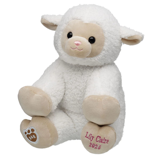 Embroidered Lamb Stuffed Animal | Build-A-Bear - US 6016