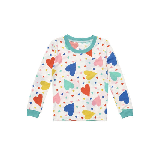 Build-A-Bear Pajama Shop™ Colorful Hearts PJ Top - Toddler and Youth - US 9537