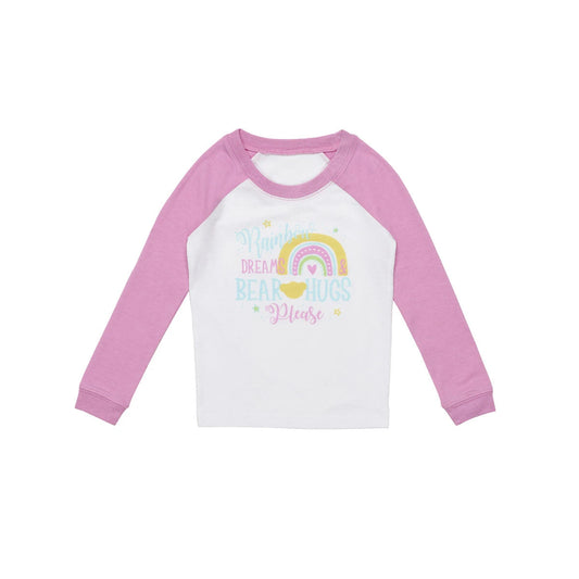Build-A-Bear Pajama Shop™ Rainbow Dreams & Bear Hugs Please PJ Top - Toddler & Youth - US 6064