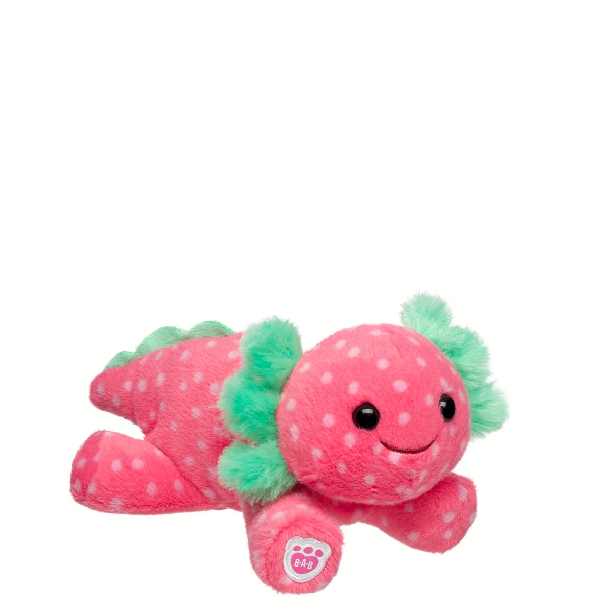 Build-A-Bear Mini Beans Strawberry Axolotl Stuffed | BAB - US 7276