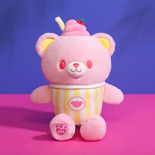 Strawberry Lemonade Bear Slushie Plushie | Build-A-Bear - US 1565