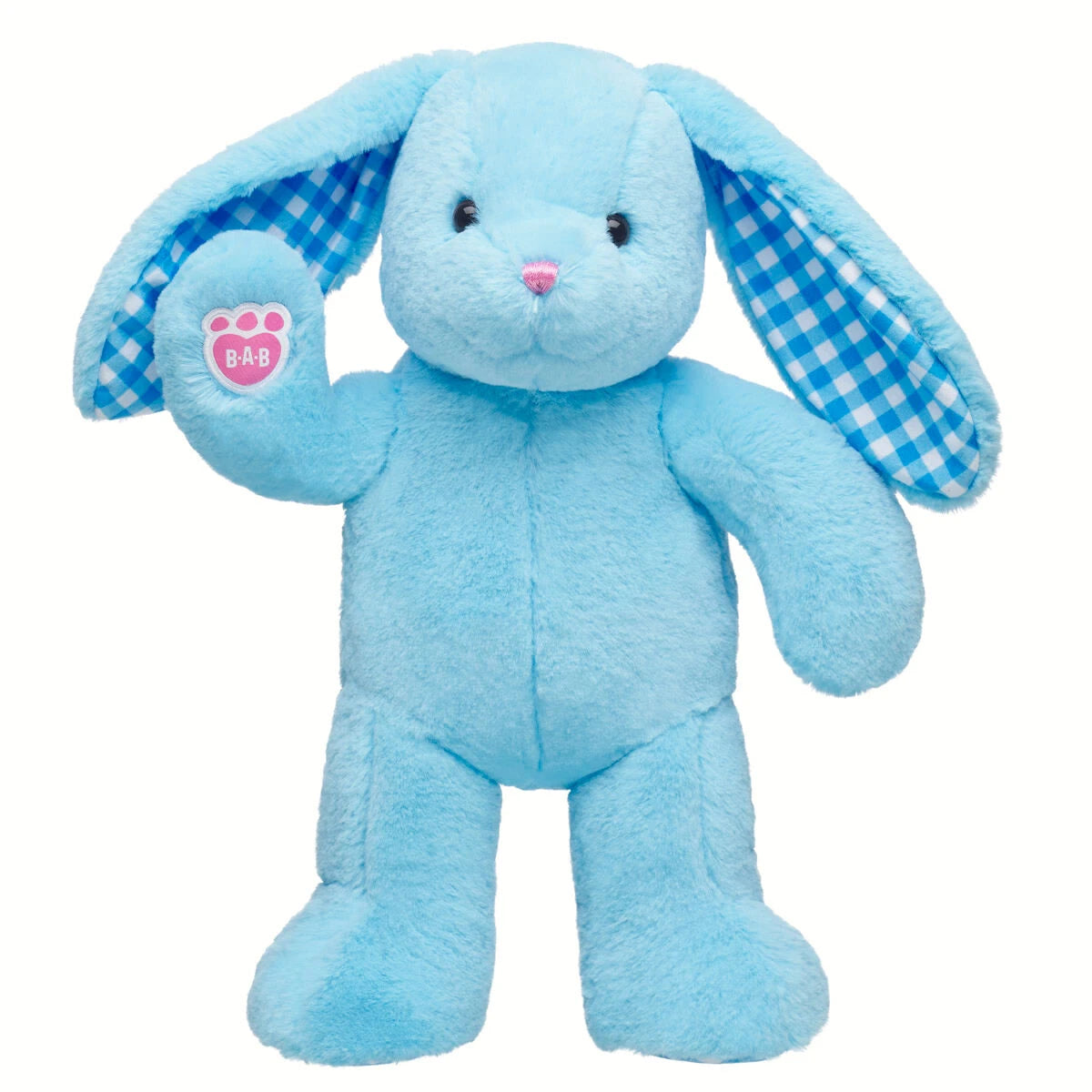 Blue Gingham Pawlette Bunny Plush | Build-A-Bear - US 6209