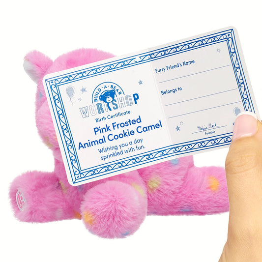 Build-A-Bear Mini Beans Pink Frosted Animal Cookie | BAB - US 5082