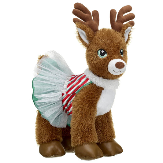Faux Fur Holiday Dress for Stuffed Animals | Build-A-Bear® - US 3188