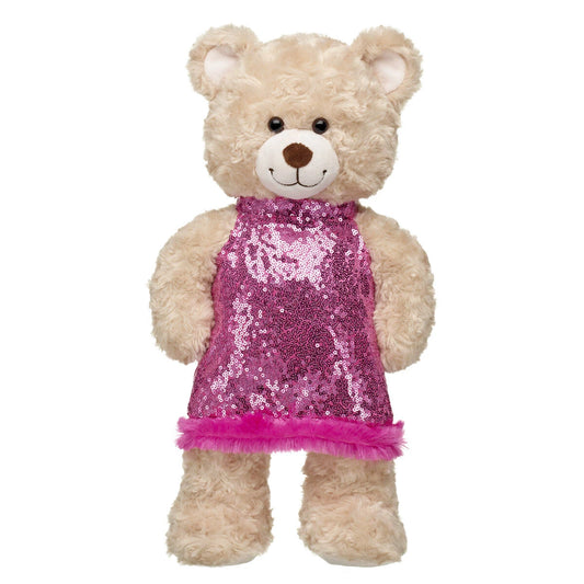Pink Sequin Halter Dress for Plush Toys | Build-A-Bear® - US 2721
