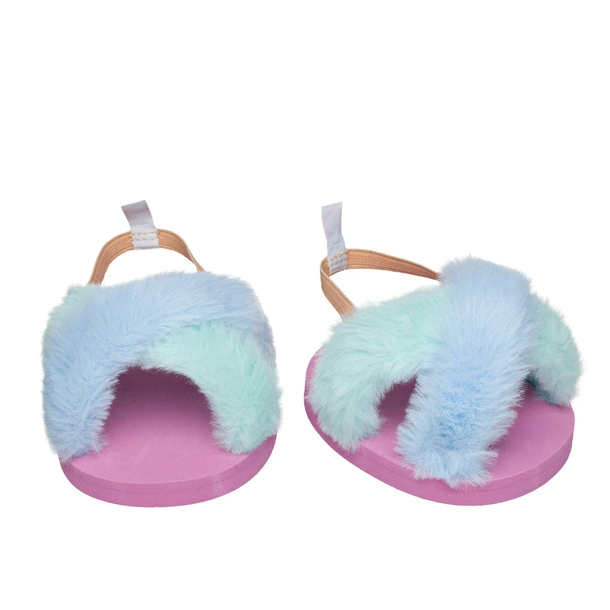 Fuzzy Pastel Slippers | Build-A-Bear - US 6829
