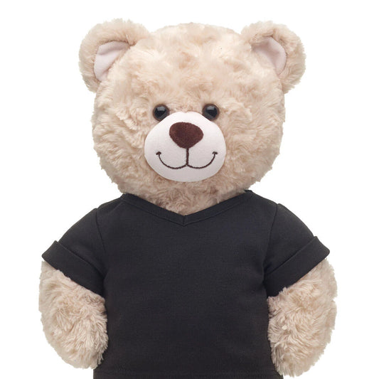 Online Exclusive Black V-Neck T-Shirt | Build-A-Bear - US 2221