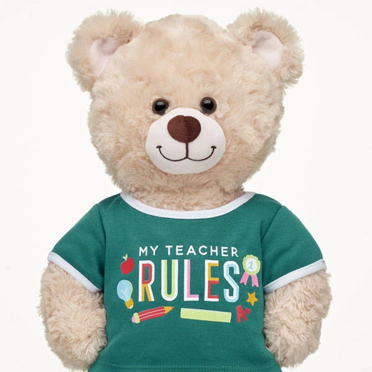 My Teacher Rules T-Shirt for Stuffed Animals | Build-A-Bear® - US 2443