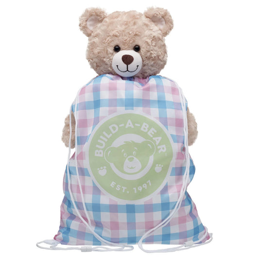 Spring Gingham Toy Bear Carrier | Build-A-Bear - US 2733