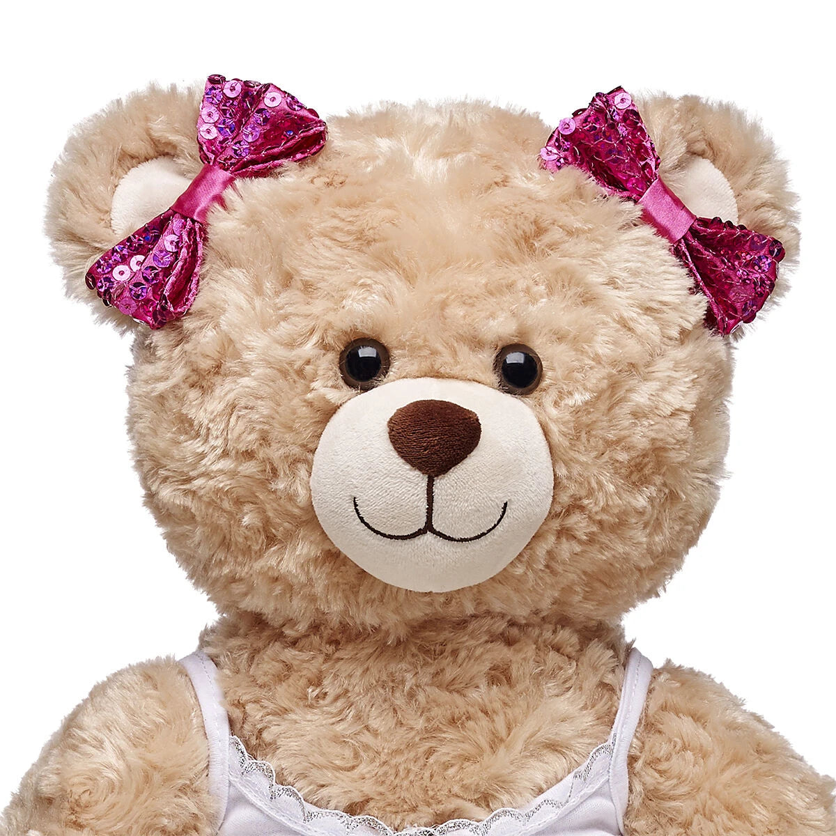 Fuchsia Sequin Bows 2 pc. for Stuffed Animals | Build-A-Bear® - US 4929