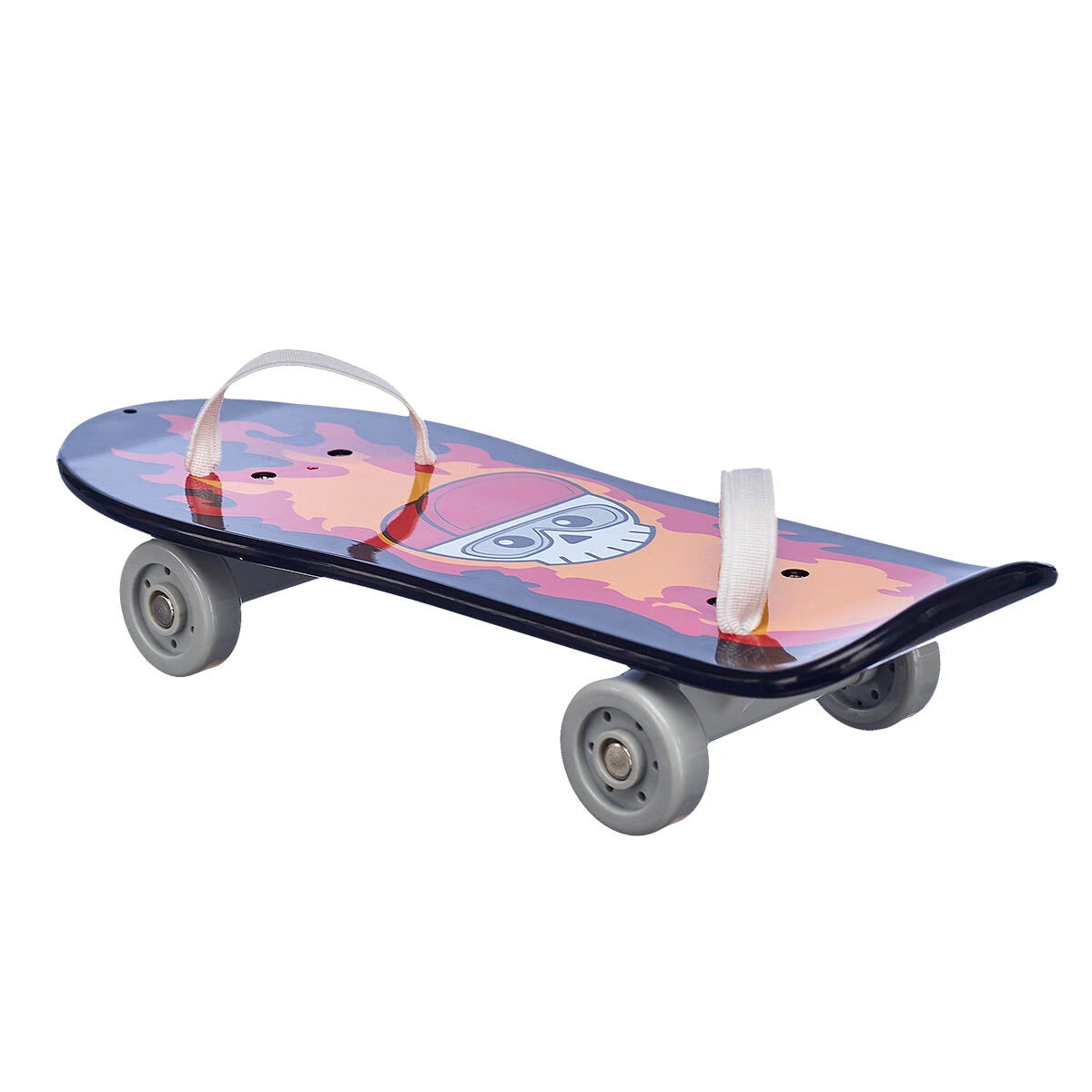 Black Skull and Flames Skateboard for Stuffed Animals | Build-A-Bear® - US 4728