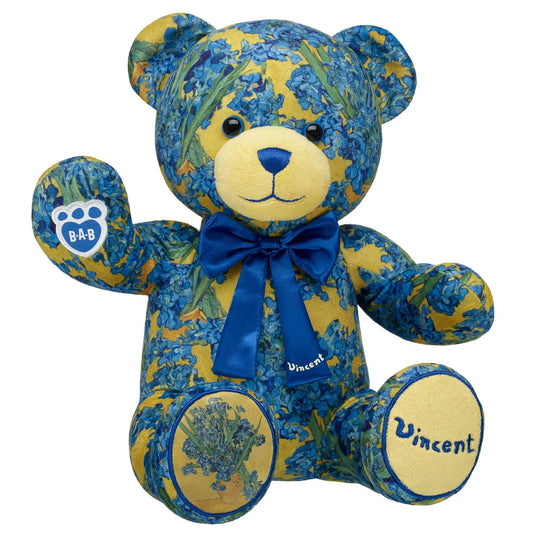 Build-A-Bear x Van Gogh Museum Irises Bear Gift Bow - US 1017