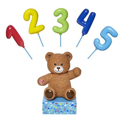 Build-A-Bear® Brown Bear Base with CeleBEARate Balloon Inserts (1-5) - US 2256