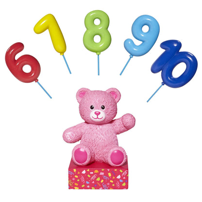 Build-A-Bear® Pink Bear Base with CeleBEARate Balloon Inserts (6-10) - US 2632