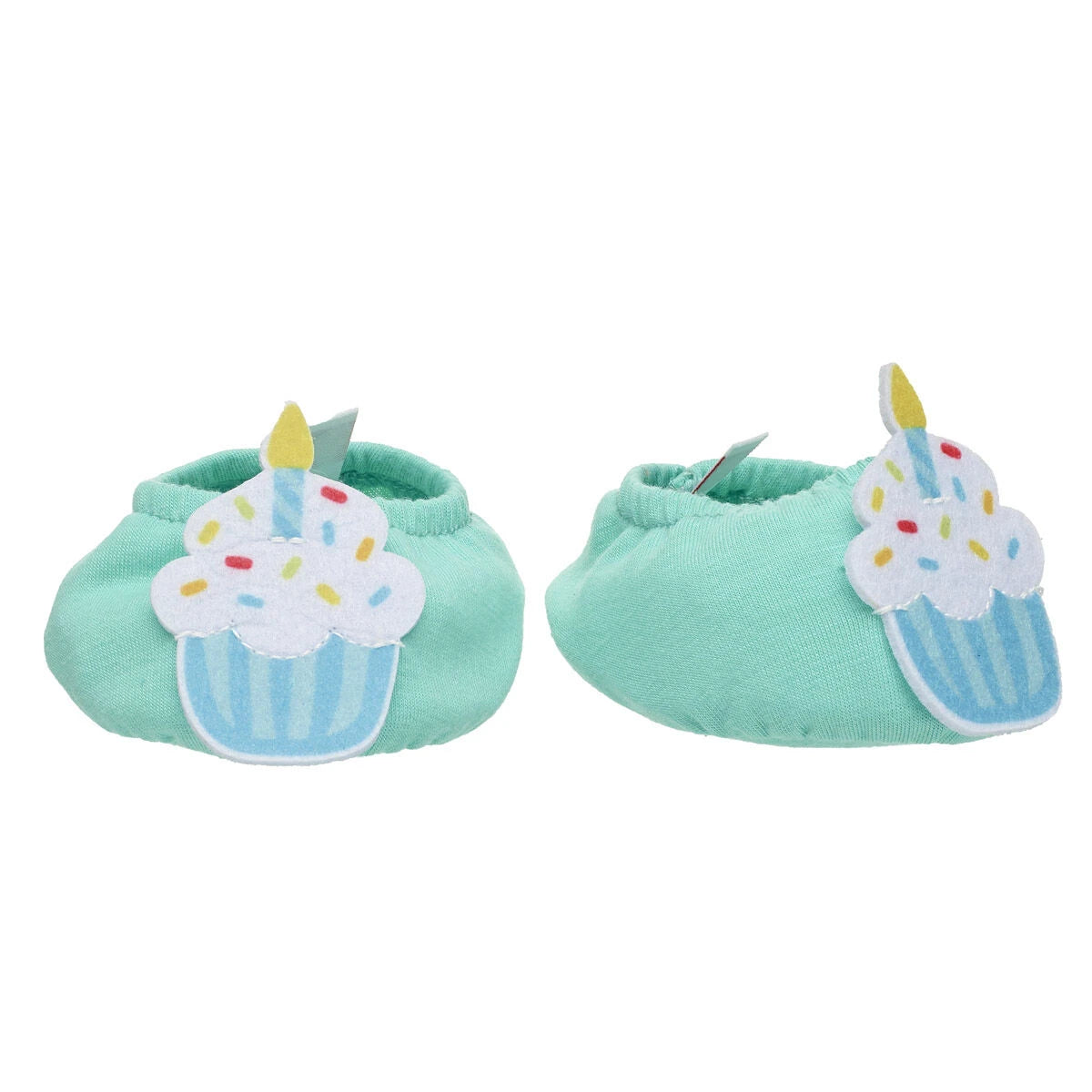 Birthday Cupcake Slippers for Stuffed Animals - US 5625