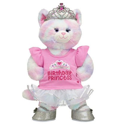 Plush Pastel Swirl Kitty Birthday Gift Set - US 6321