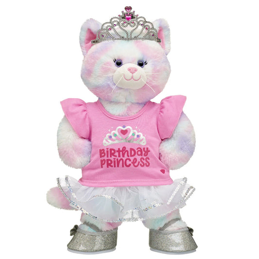 Plush Pastel Swirl Kitty Birthday Gift Set - US 1593