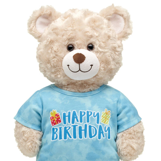 Blue Tie-Dye Birthday T-Shirt for Plush Toys | Build-A-Bear® - US 8700
