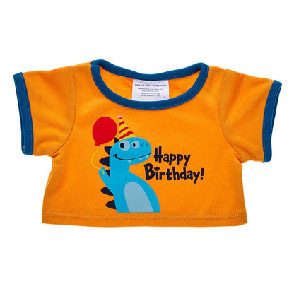 Dinosaur Birthday T-Shirt for Stuffed Animals | Now at Build-A-Bear® - US 9536