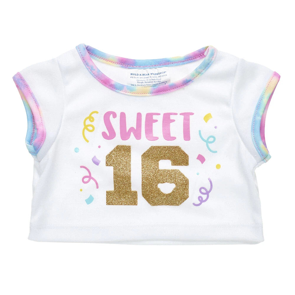 Online Exclusive Sweet 16 T-Shirt for Stuffed Animals | Build-A-Bear® - US 1607