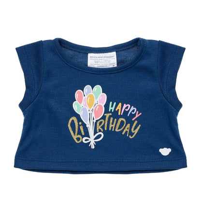 Birthday Balloons T-Shirt for Stuffed Animals | Build-A-Bear® - US 7404
