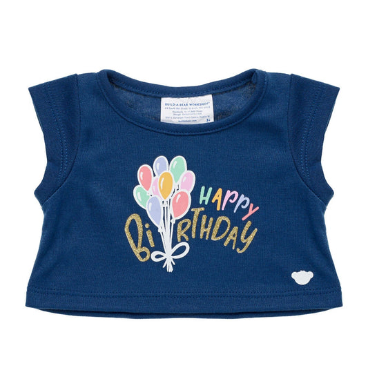Birthday Balloons T-Shirt for Stuffed Animals | Build-A-Bear® - US 7404