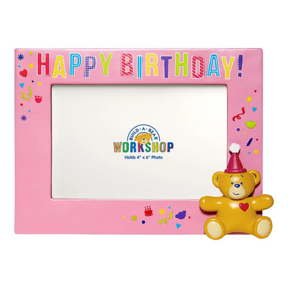 Build-A-Bear® Happy BEARthday! Pink Photo Frame - US 8258