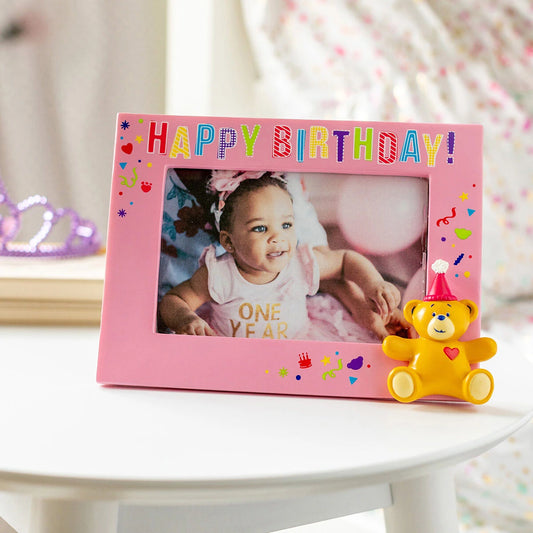 Build-A-Bear® Happy BEARthday! Pink Photo Frame - US 8258
