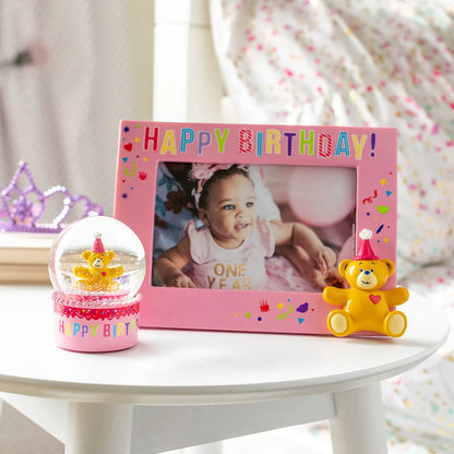 Build-A-Bear® Happy BEARthday! Pink Photo Frame - US 3830
