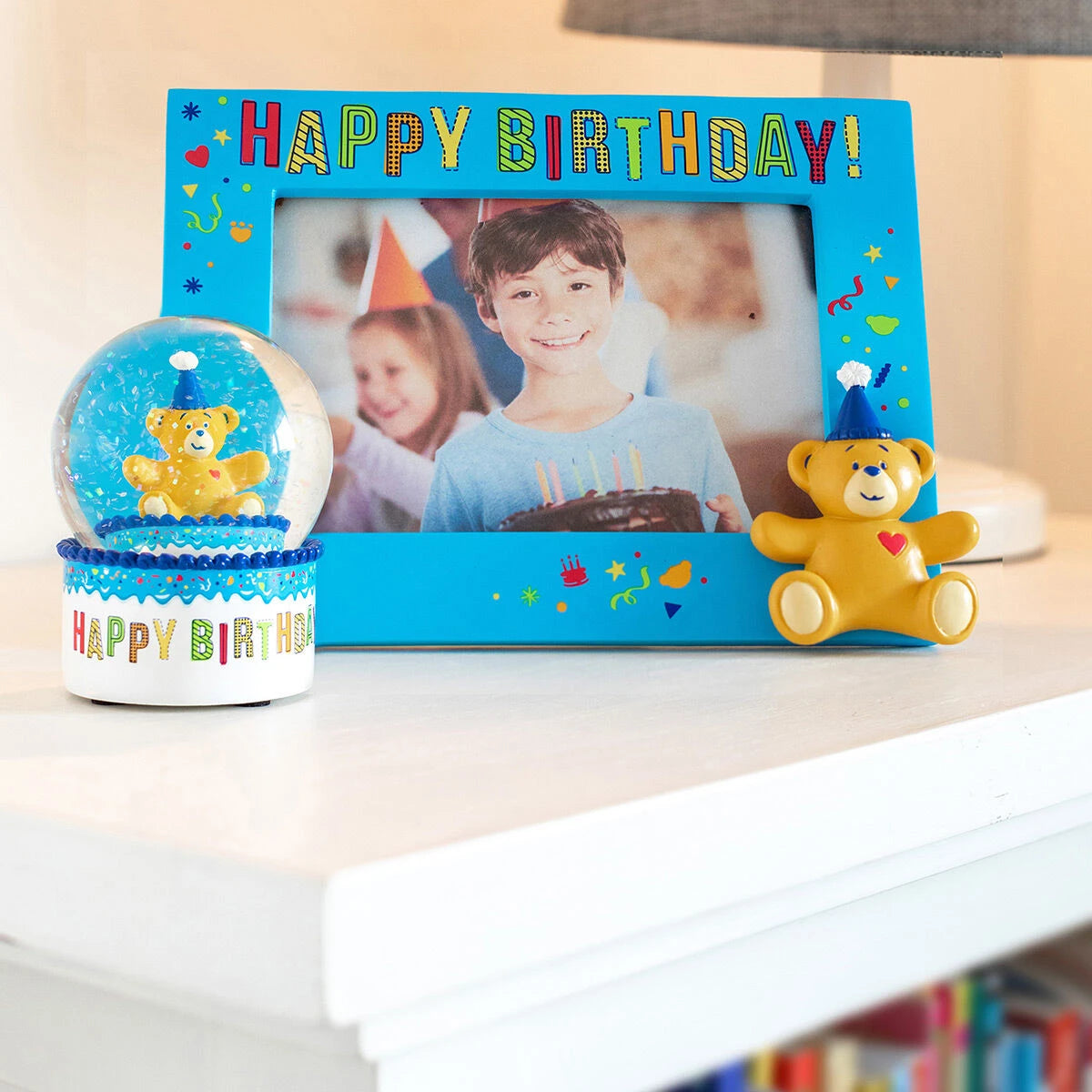 Build-A-Bear® Happy BEARthday! Blue Photo Frame - US 7009