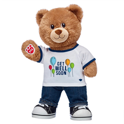 Lil' Cub® Brownie Teddy Bear "Get Well Soon" Gift Set | Build-A-Bear® - US 5400