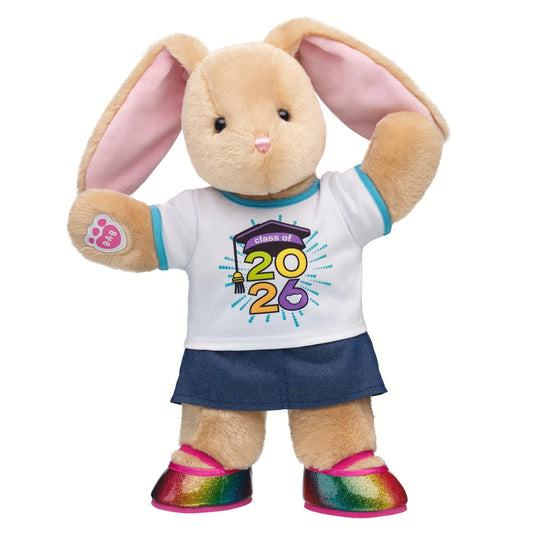 Pawlette Bunny Plush Class of 2026 Graduation Gift Set | Build-A-Bear - US 8065
