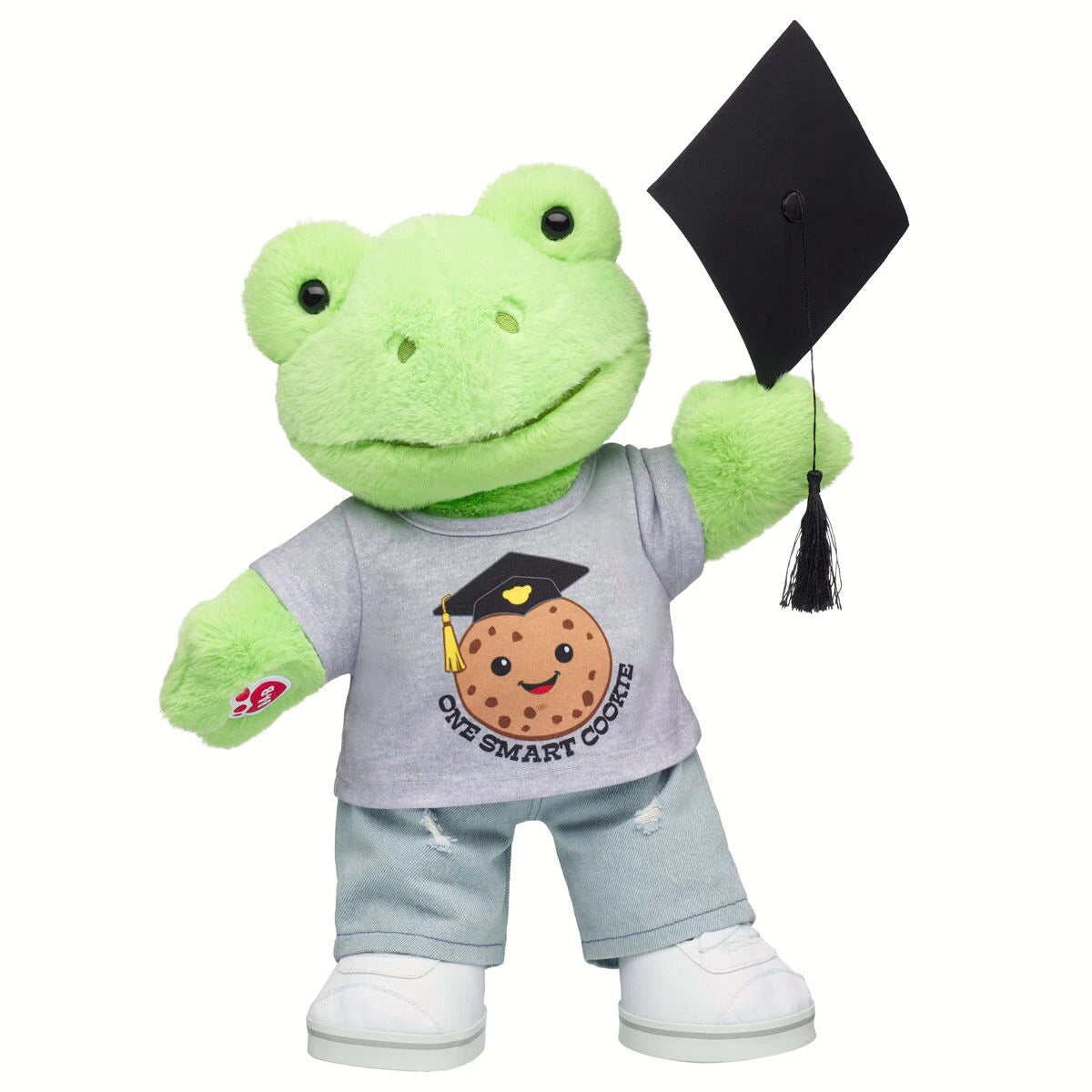 Spring Green Frog Stuffed Animal "One Smart Cookie" Graduation Gift Set | Build-A-Bear - US 9658
