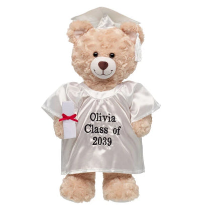Personalized Embroidered White Graduation Set | Build A Bear - US 8276