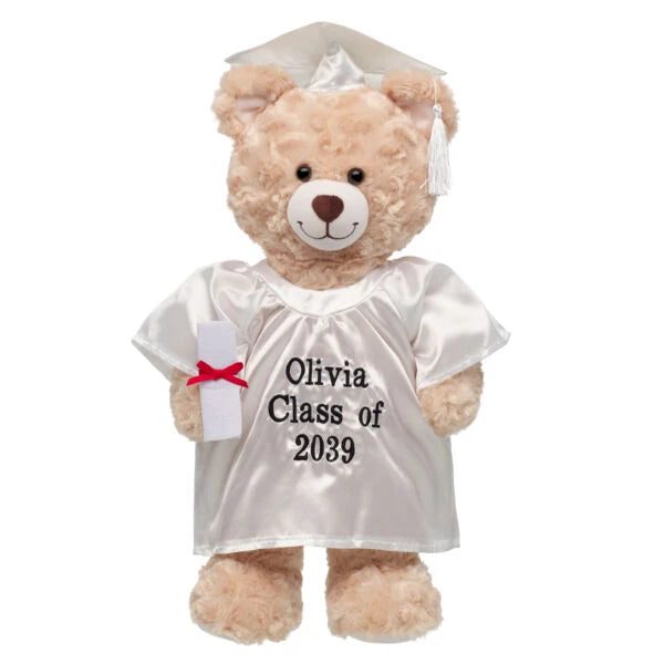 Personalized Embroidered White Graduation Set | Build A Bear - US 6078